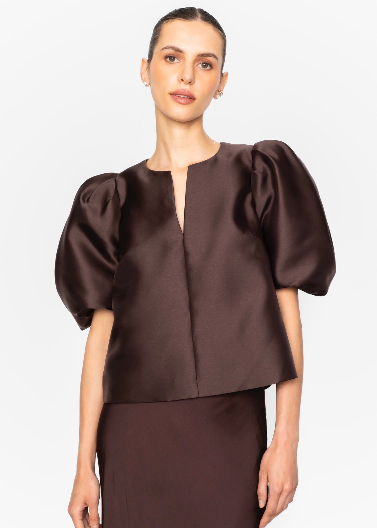 Maeve blouse Dark Brown