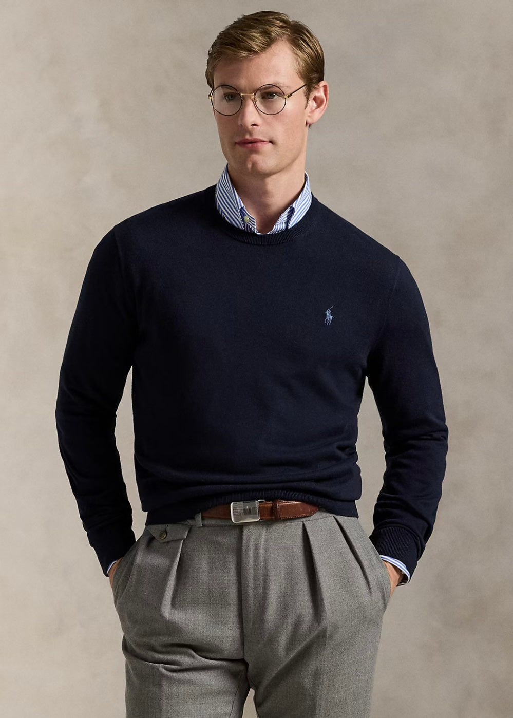 Ralph Lauren Cotton Cashmere sweater - Navy