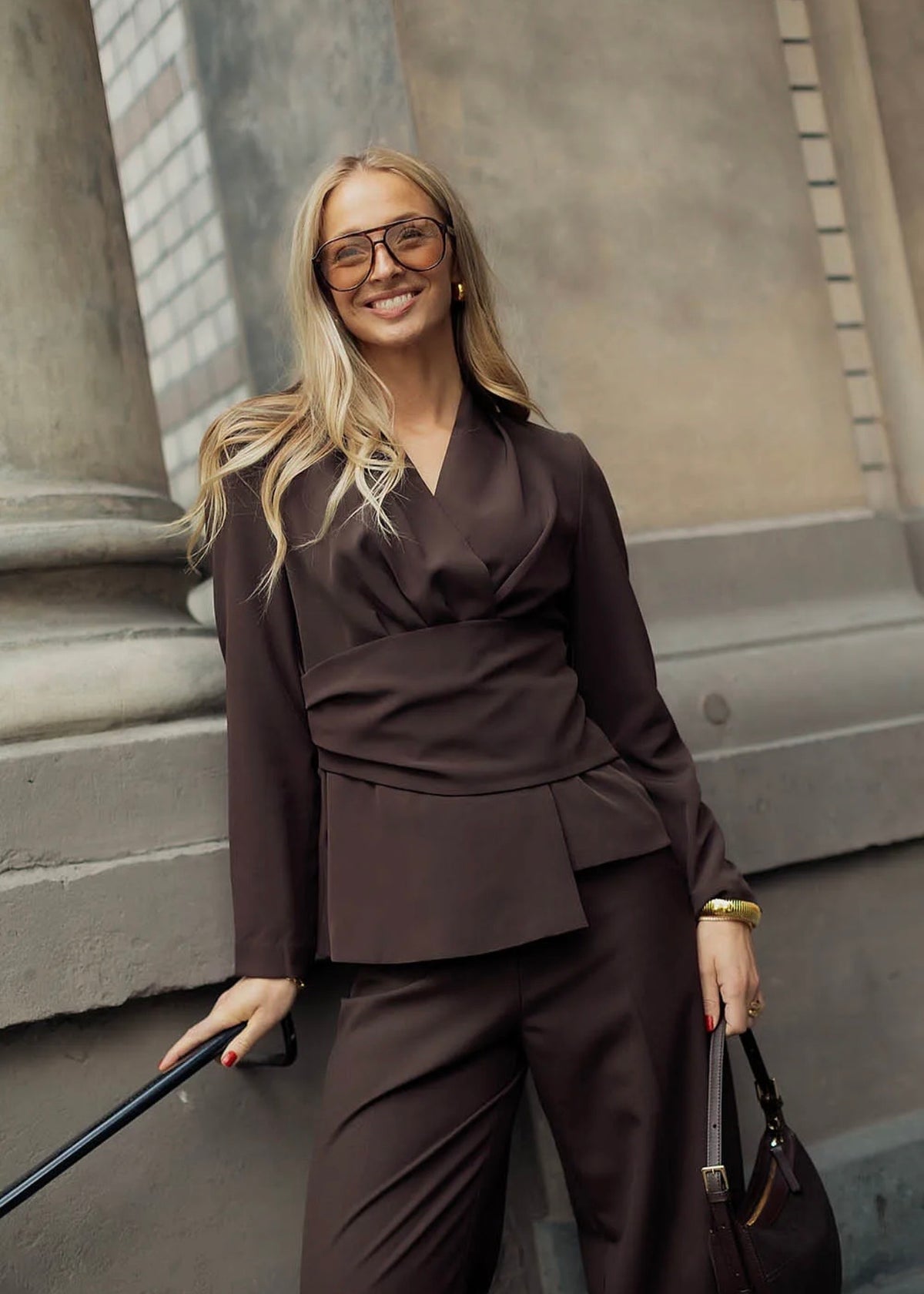 Charlotte Top Brown