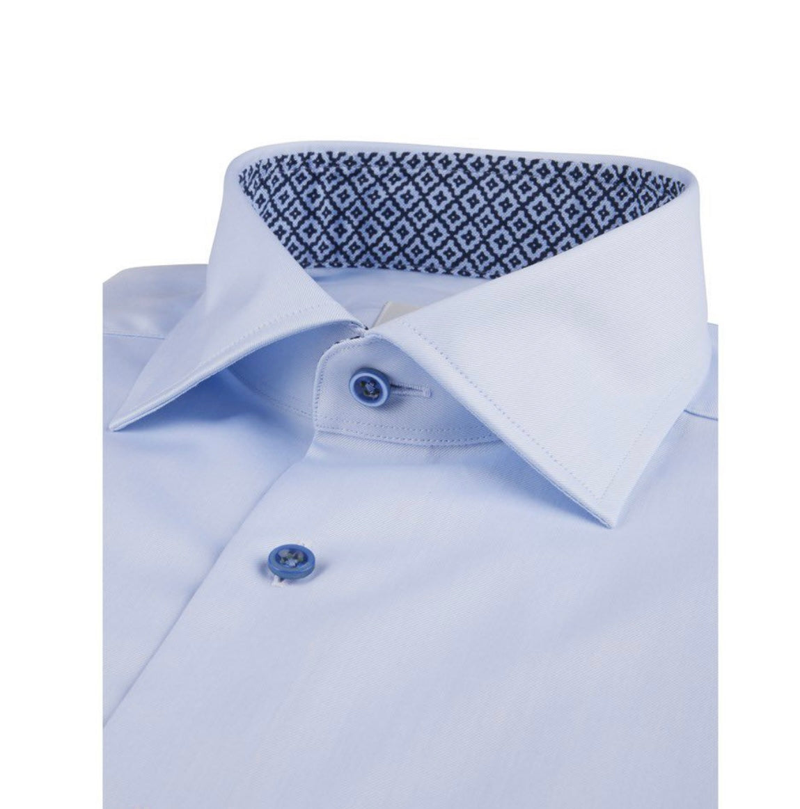 Stenströms Contrast shirt fitted body - 684751 0518 100