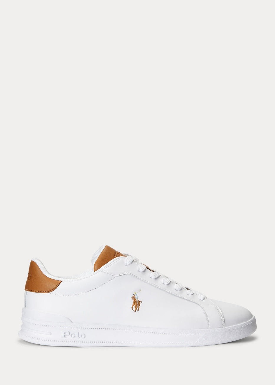 Heritage Court Leather Sneakers White