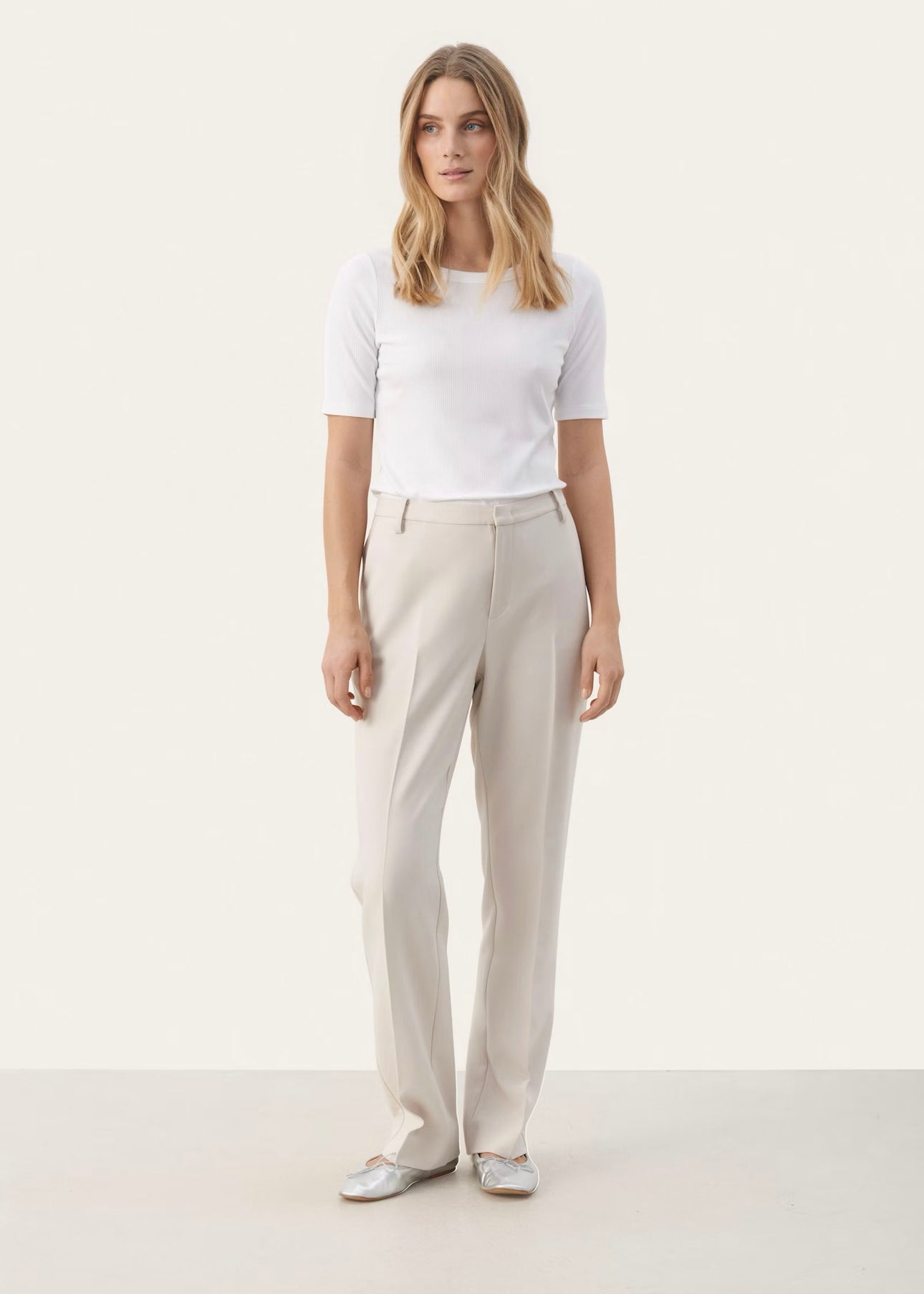 Part Two Birdie pants - French Oak