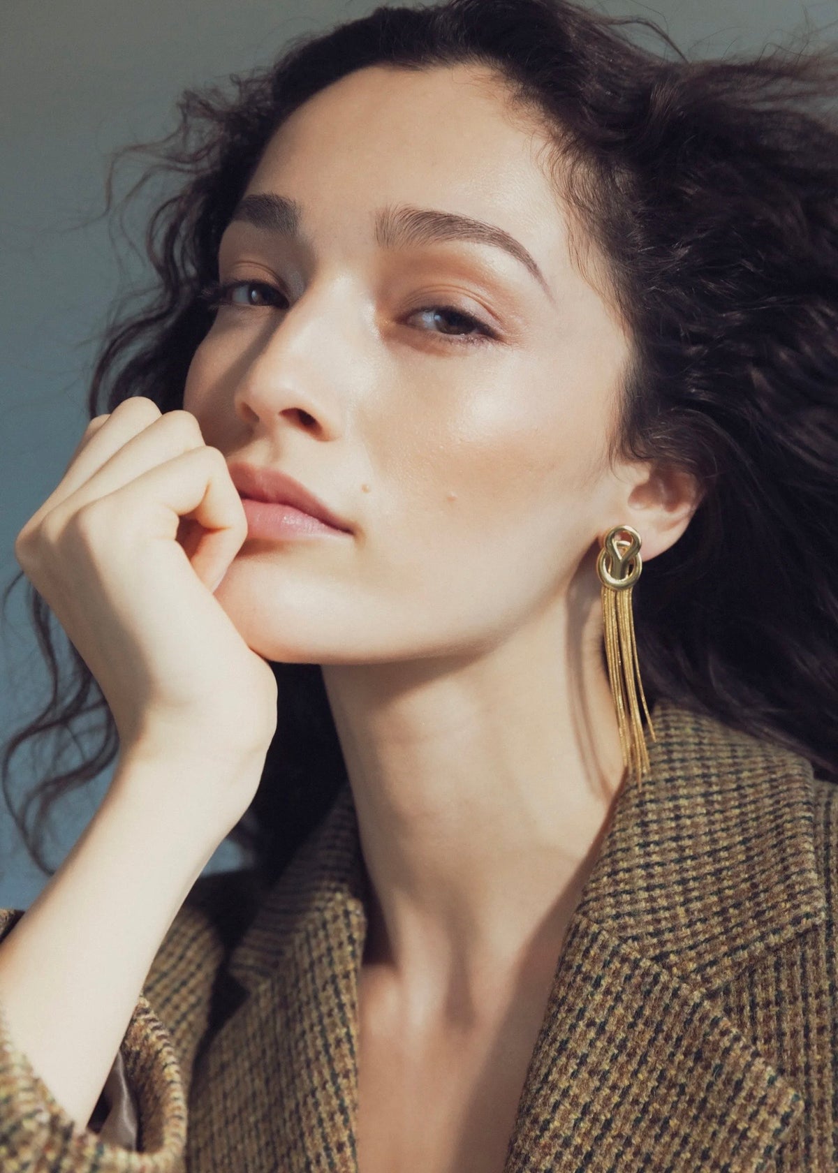 The Flounce Earrings Gold