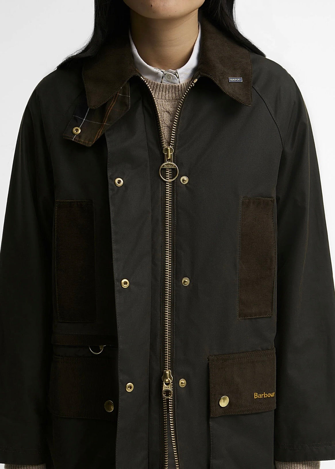 Icons Modern Beaufort Wax Jacket Olive