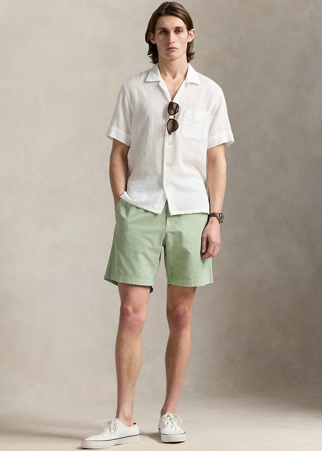 Ralph Lauren Mineral Dye shorts - Greenstone