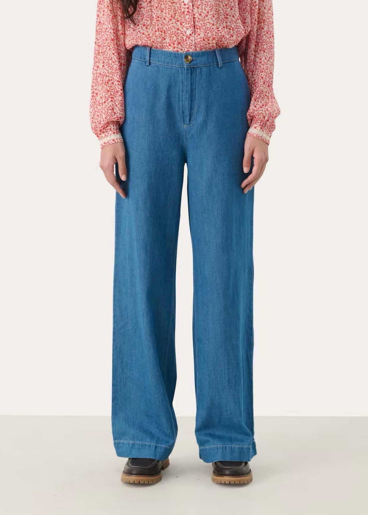 Part Two Coralie pants - Medium Blue Denim
