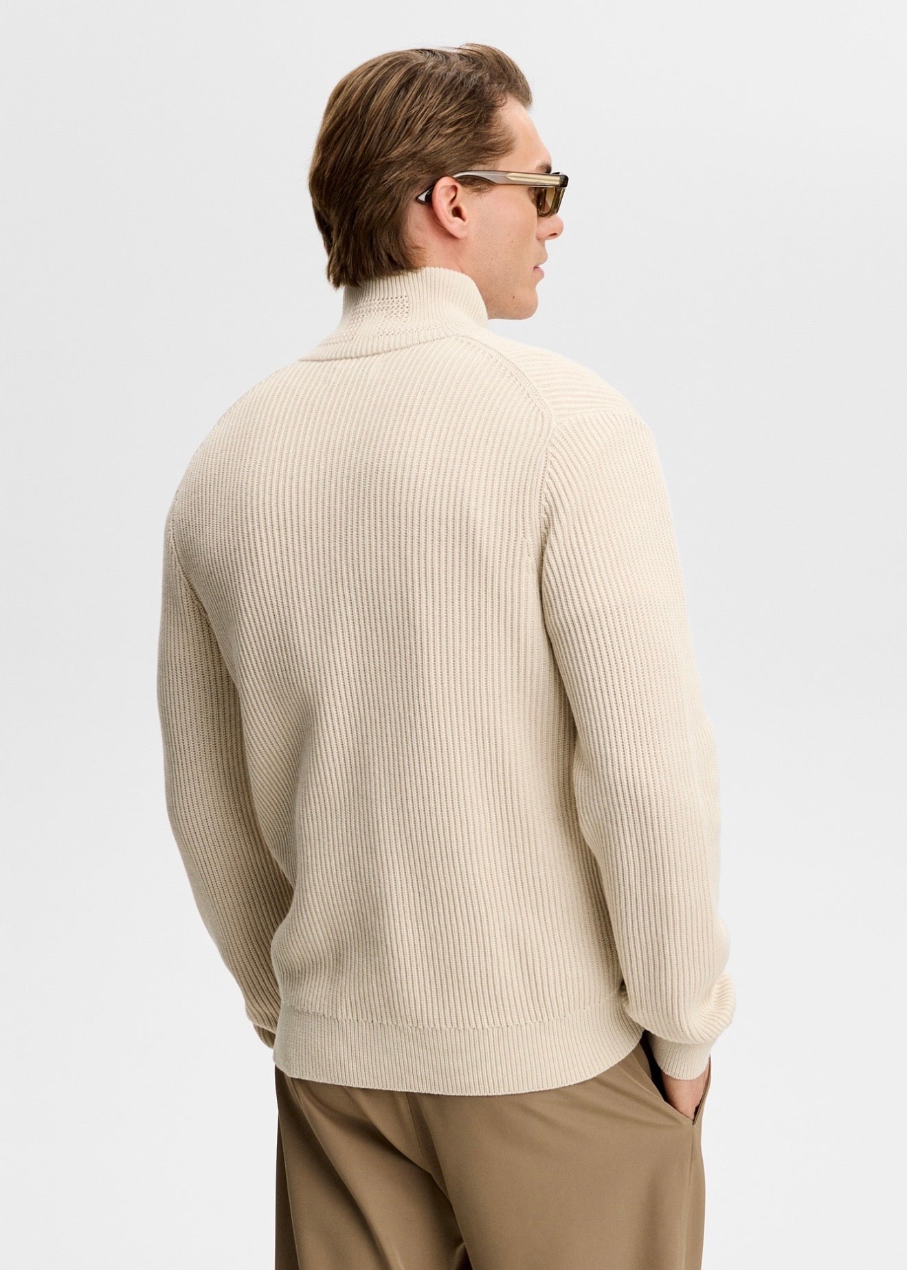 Alexis Full Zip Cardigan Moonbeam