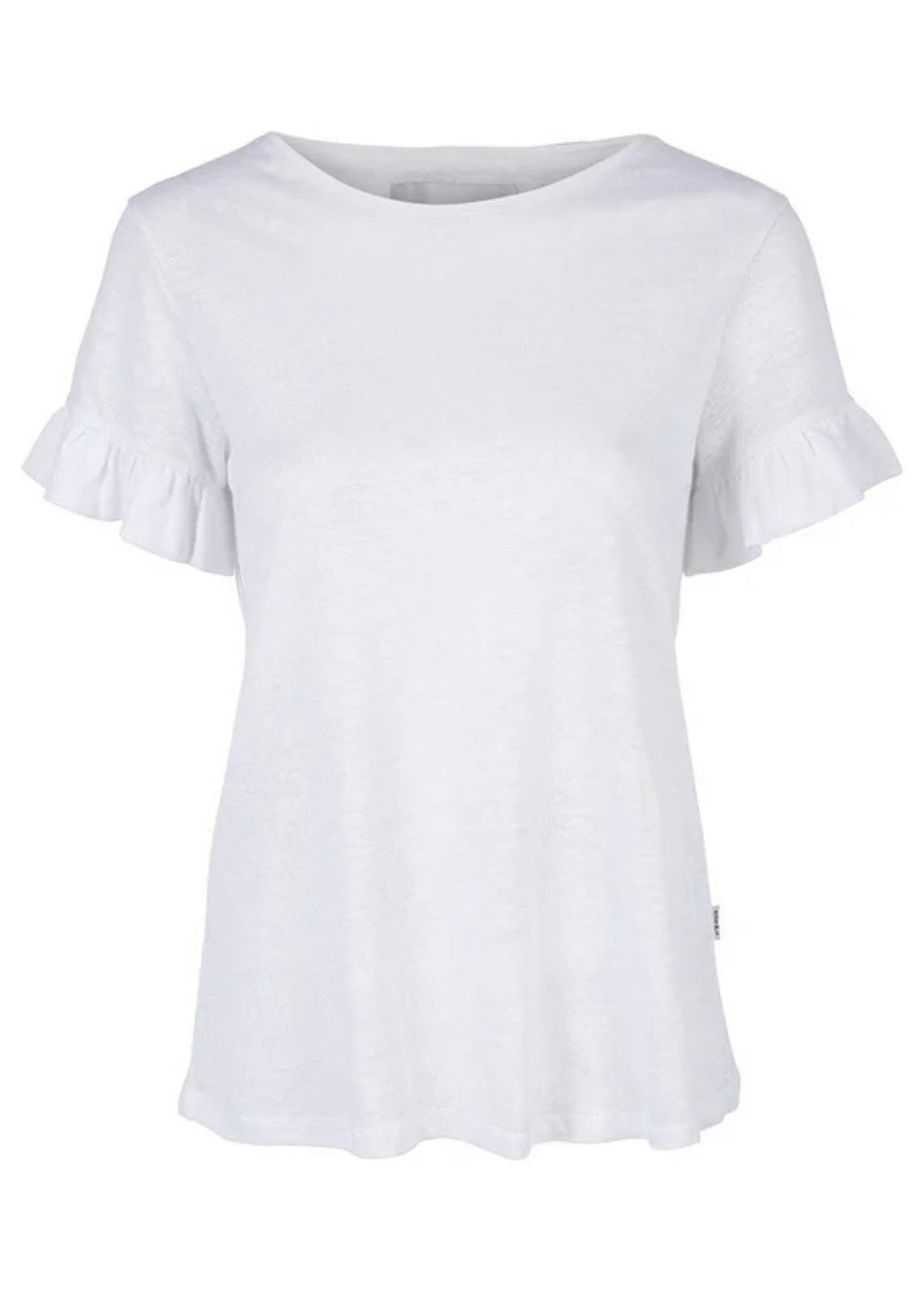 Lara Linen Tee White