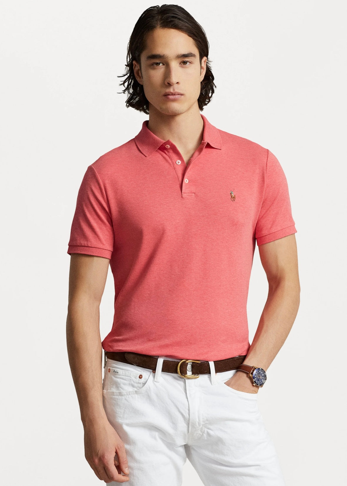 Polo Ralph Lauren Interlock pique - Highland Rose