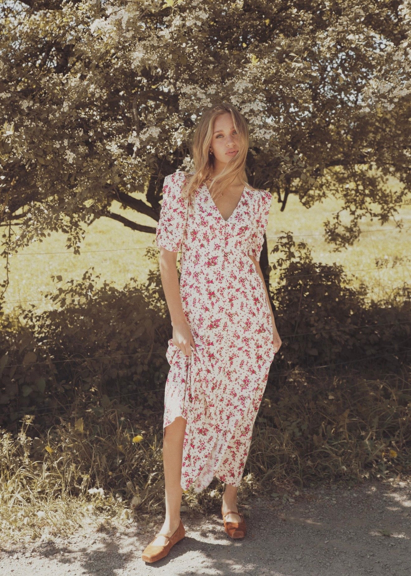 Aivy Dress Berry Print