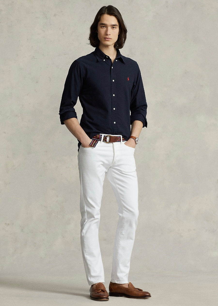 Custom Fit Oxford shirt Navy