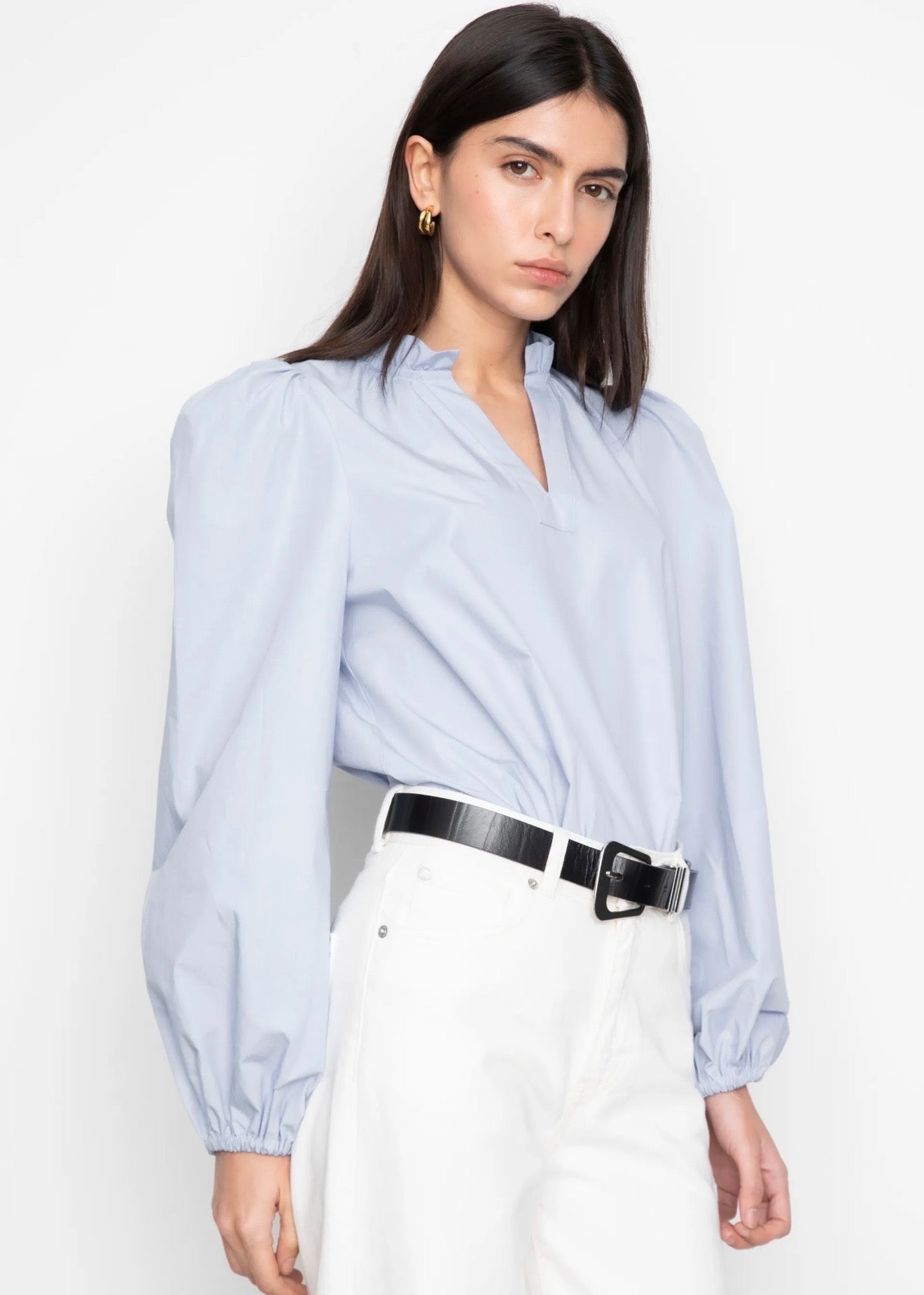 Infinity Blouse Light Blue