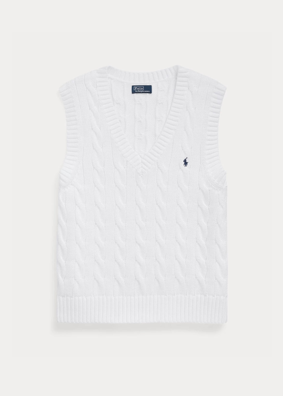 Polo Ralph Lauren Cable vest - White
