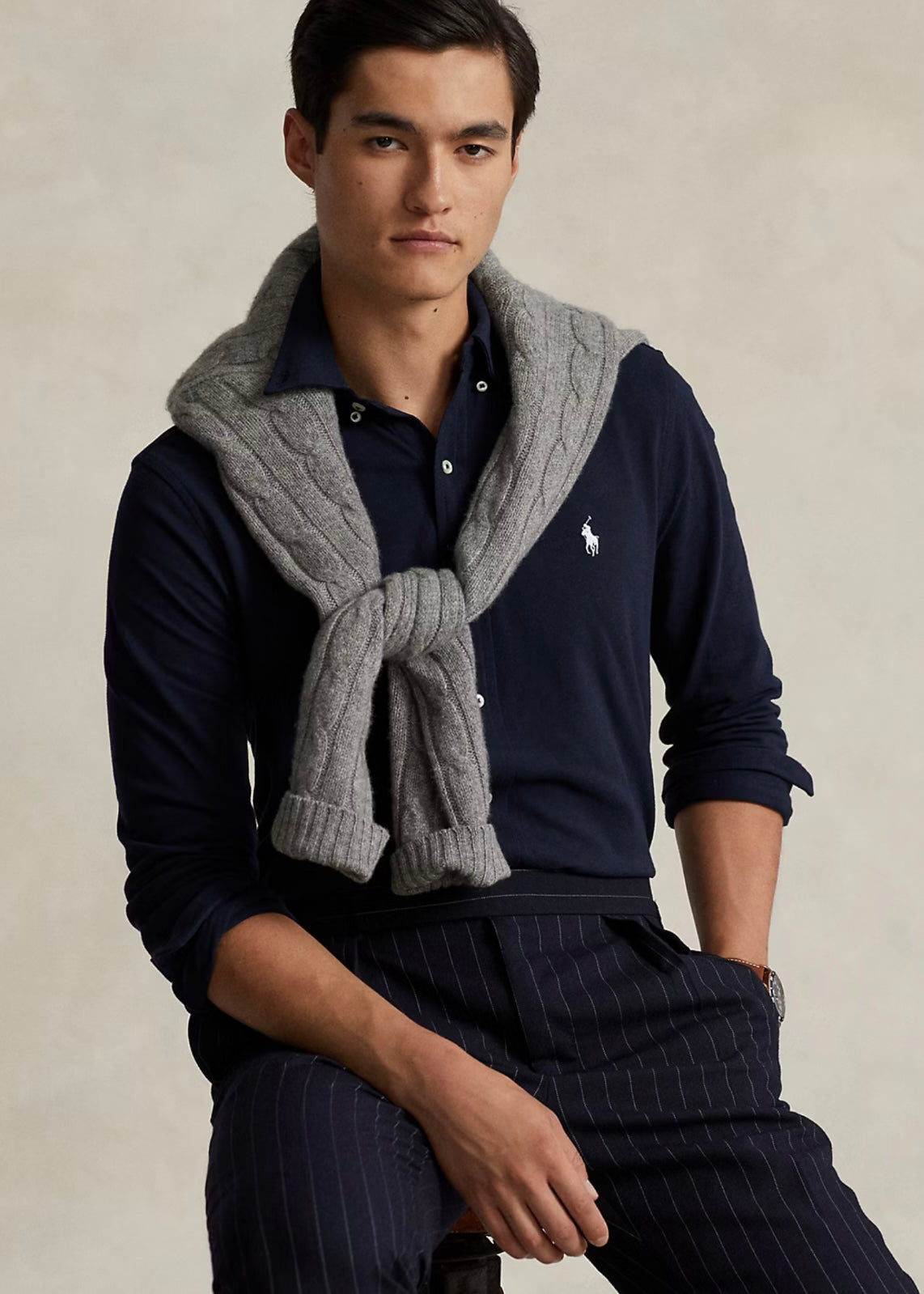 Featherweight Mesh shirt Navy