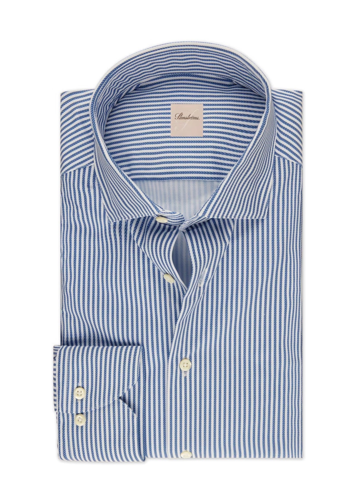 Slimline Jersey shirt Navy/White