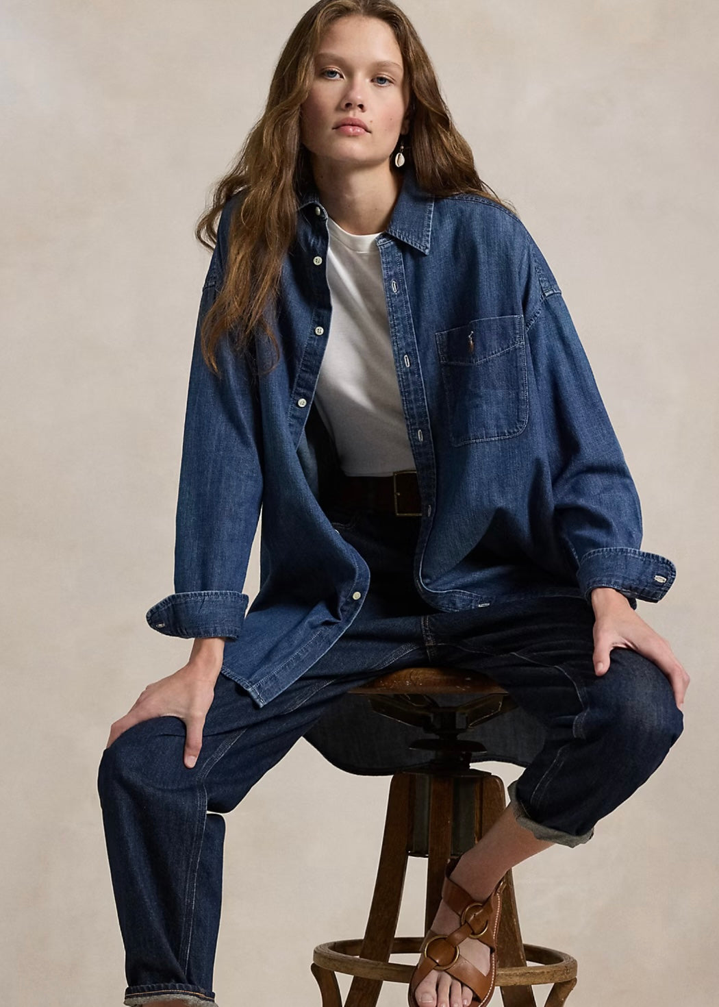 Polo Ralph Lauren Oversized shirt - Remy Wash