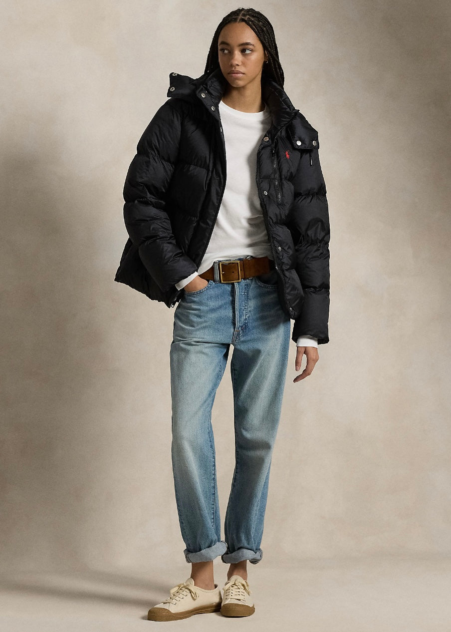 Quilted Down jacket Black