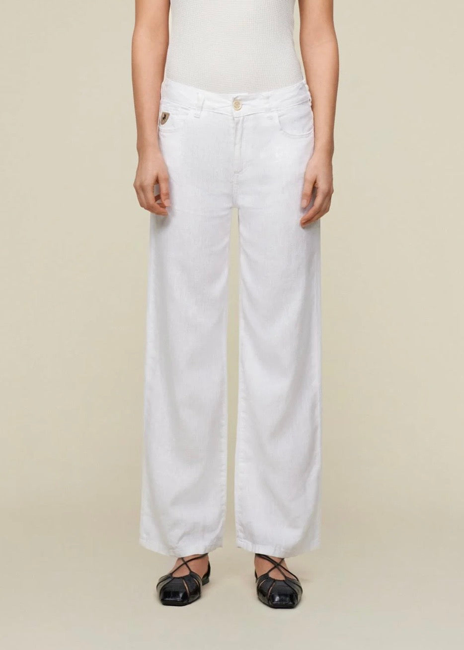 Culotte Linen Summer White