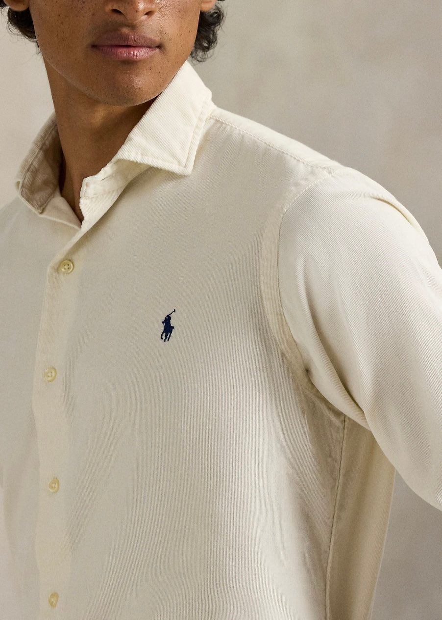 Custom Fit Corduroy shirt Clubhouse Cream