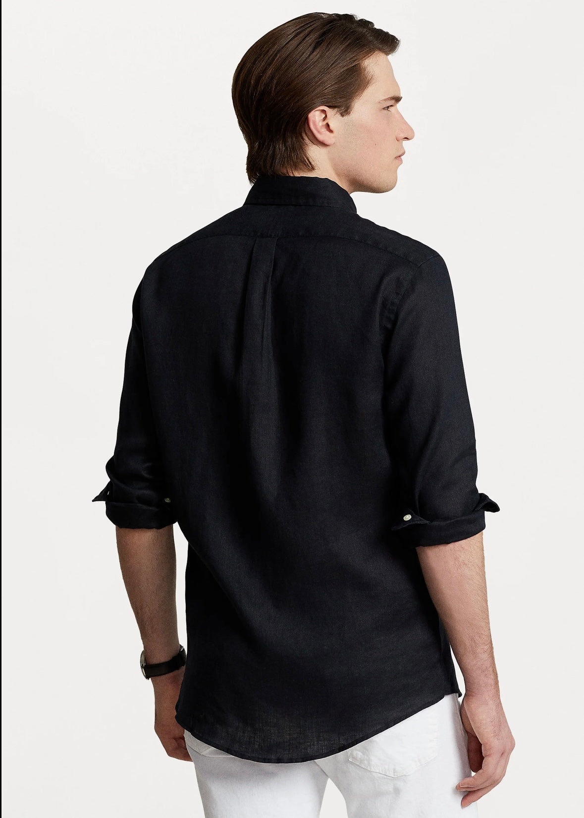Polo Ralph Lauren Linen shirt custom fit - Black