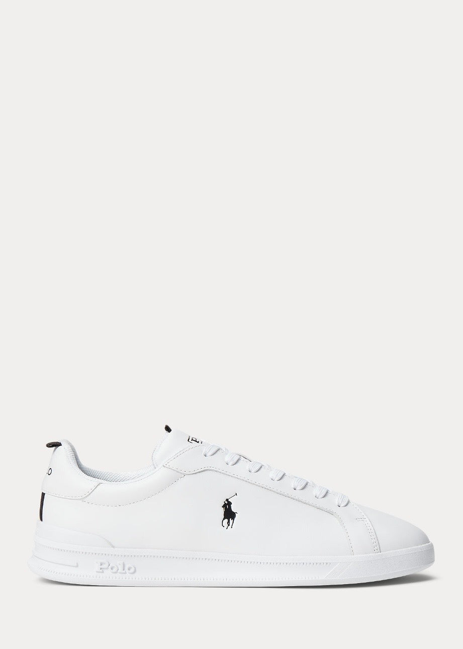 Heritage Court Leather Sneakers White