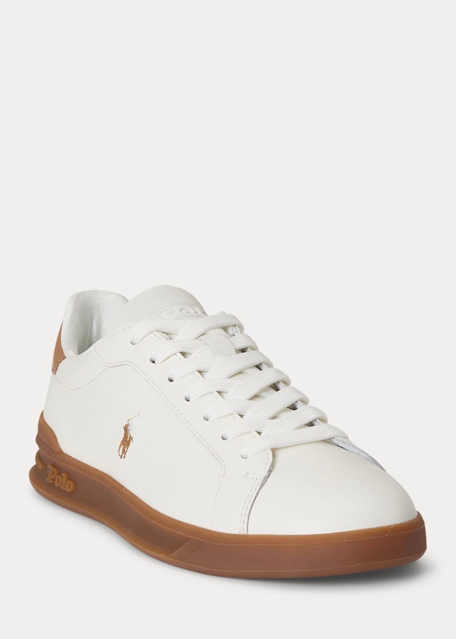 Heritage Court Leather Sneaker White/Tan