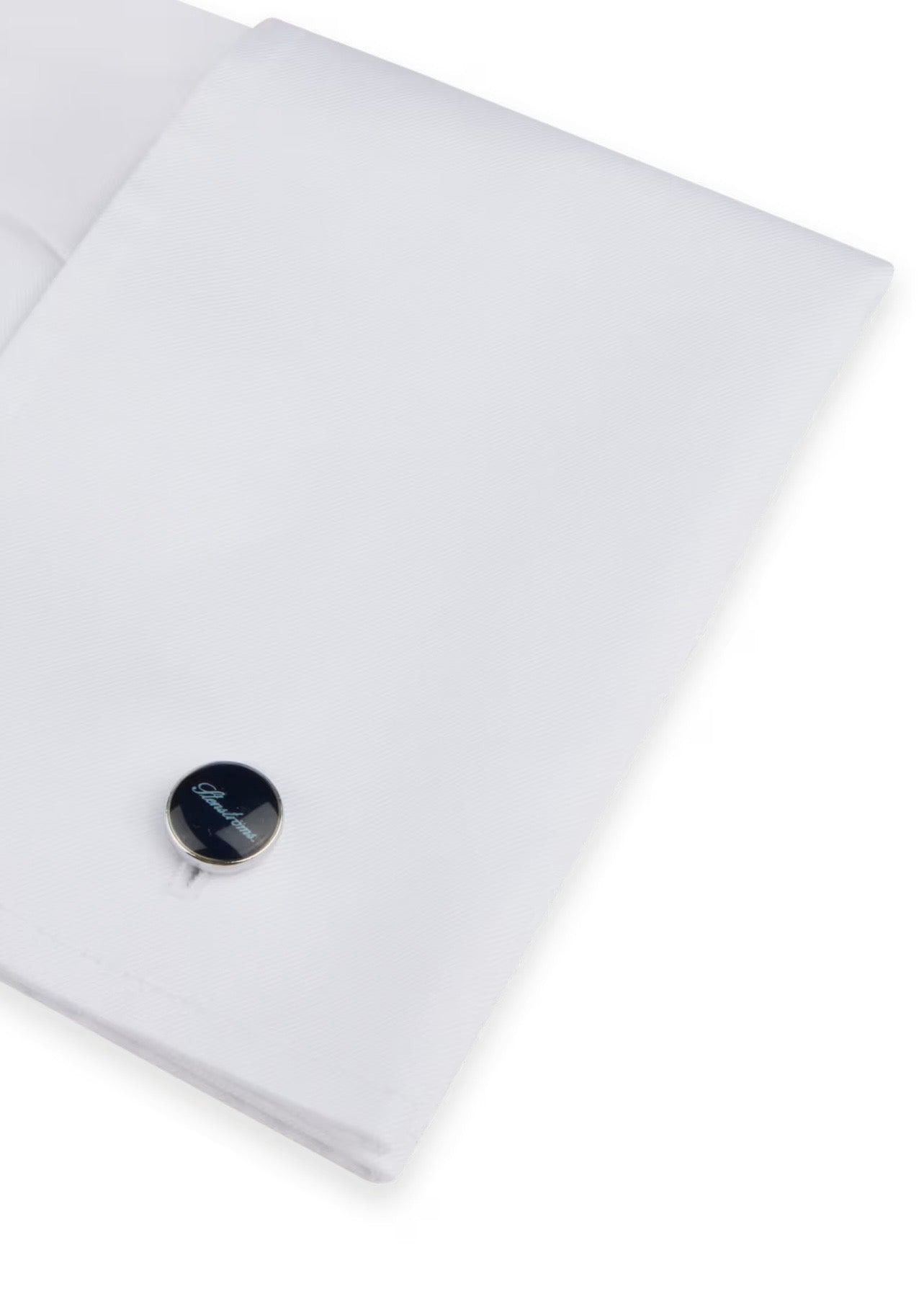 Slimline Twill Cuff Shirt White