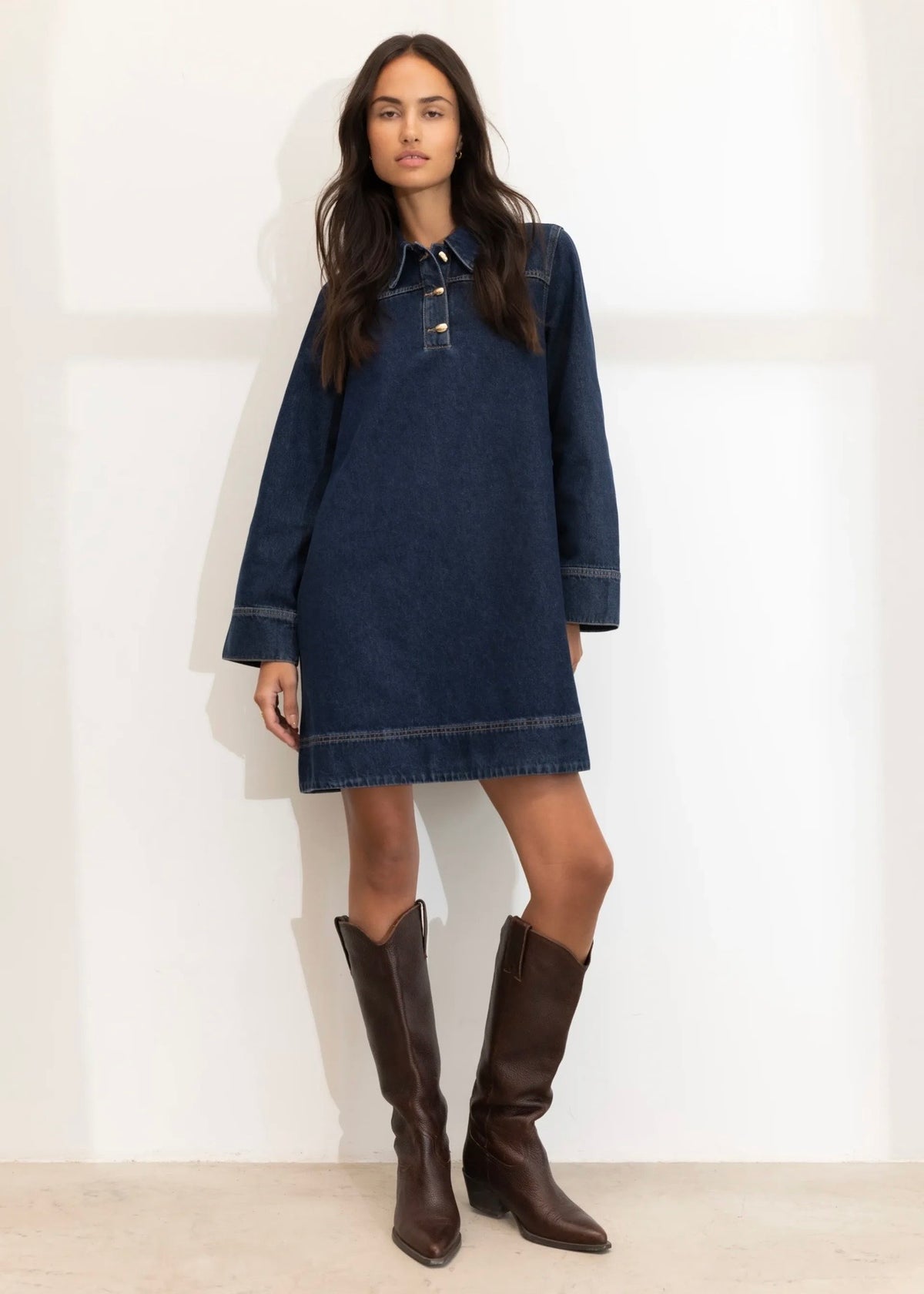 Alba Dress Dark Blue