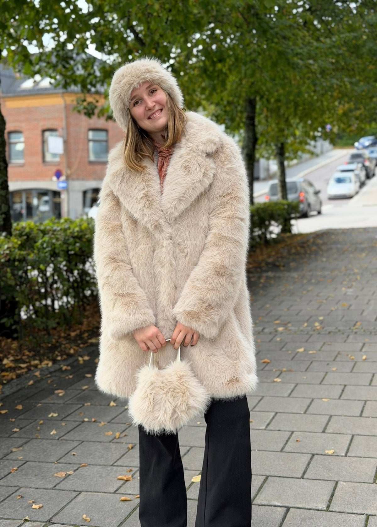 St. Moritz Fuskepels Jakke Lys Beige