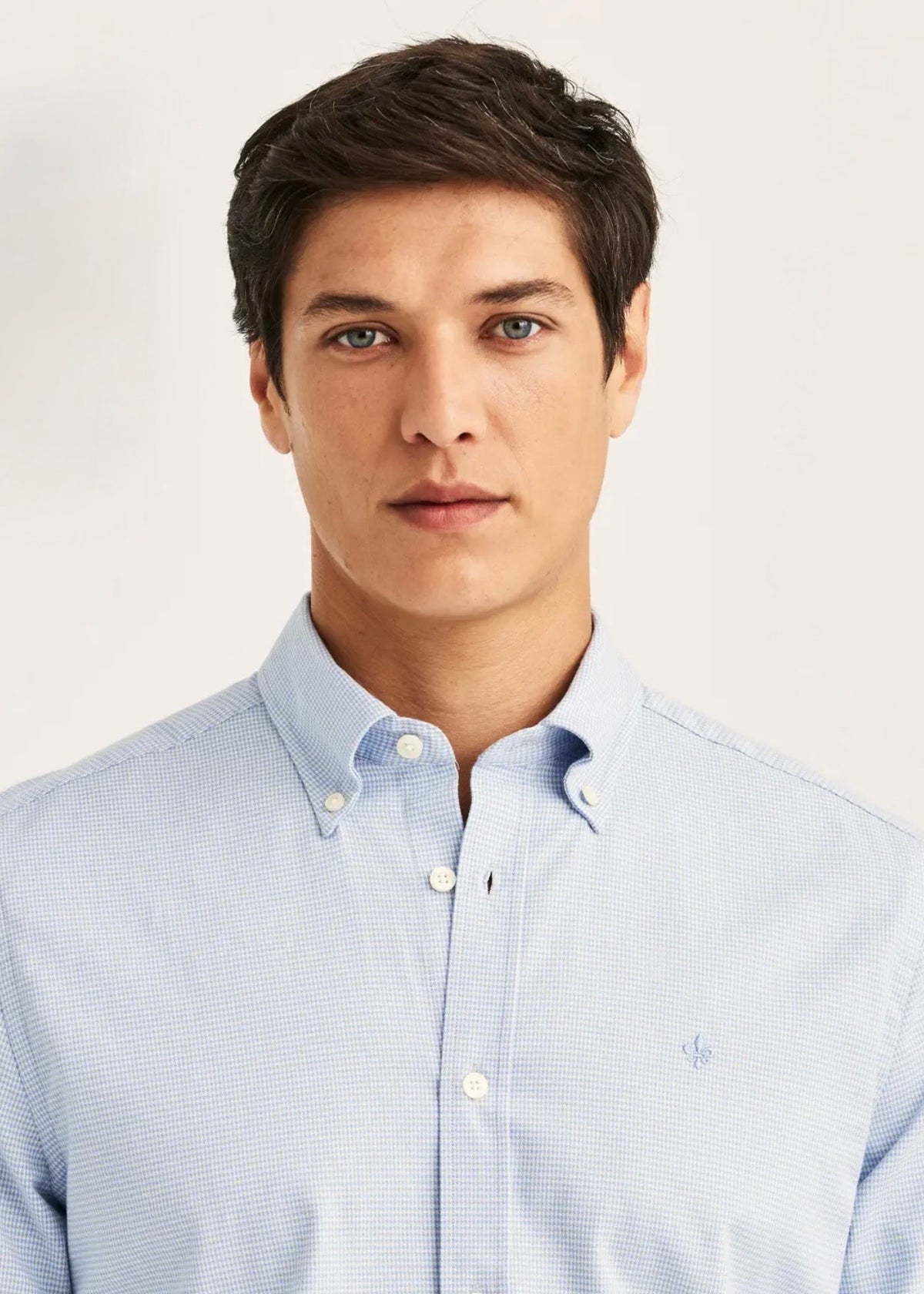Watts Stretch Flannel Shirt Blue