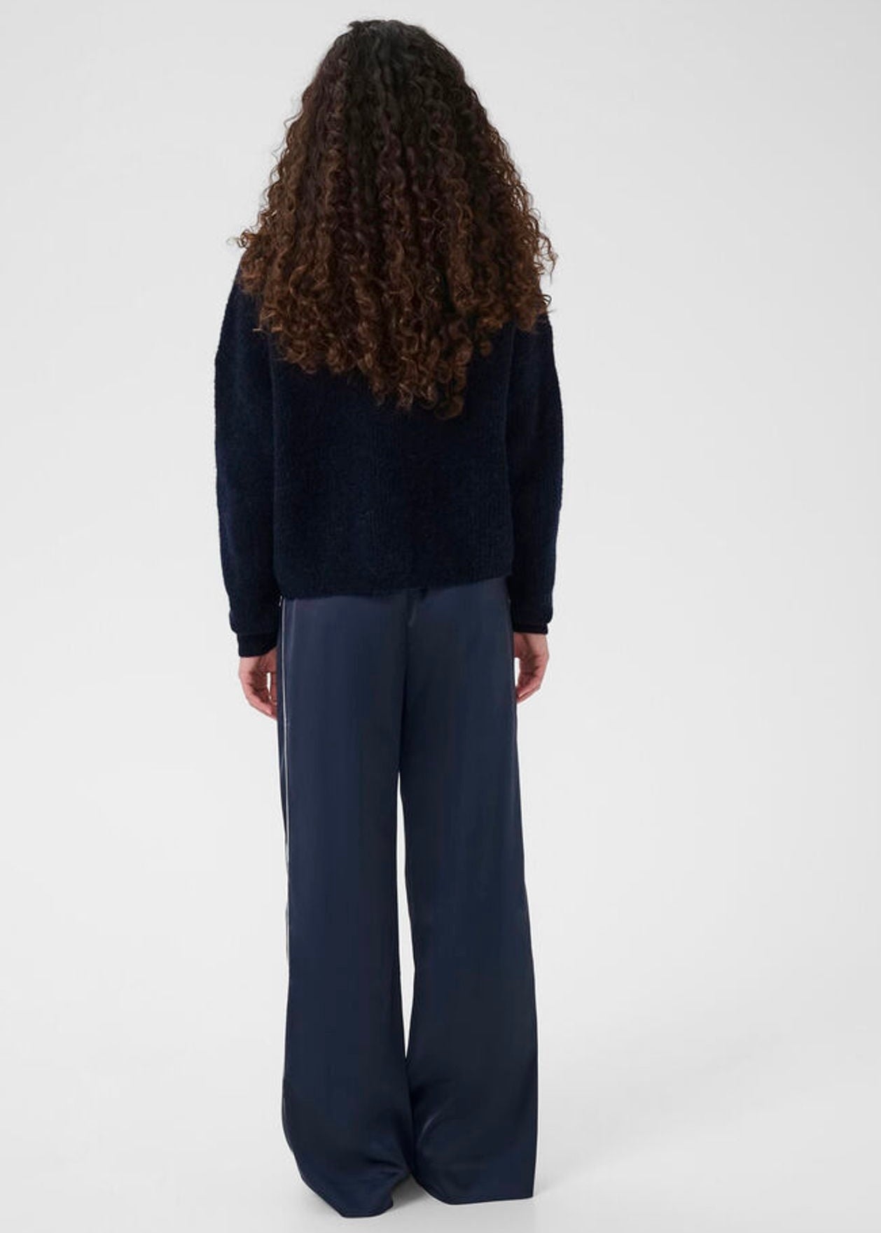 Alpha Short Cardigan Skycaptain Melange