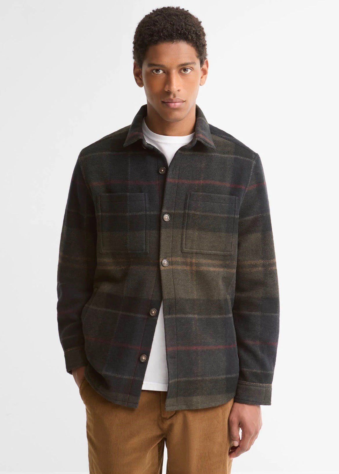 Woodlane Overshirt Shadow Classic Tartan