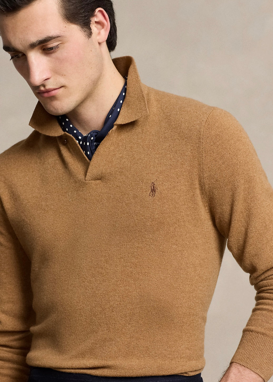 Polo Ralph Lauren Wool longsleeve - Latte Brown