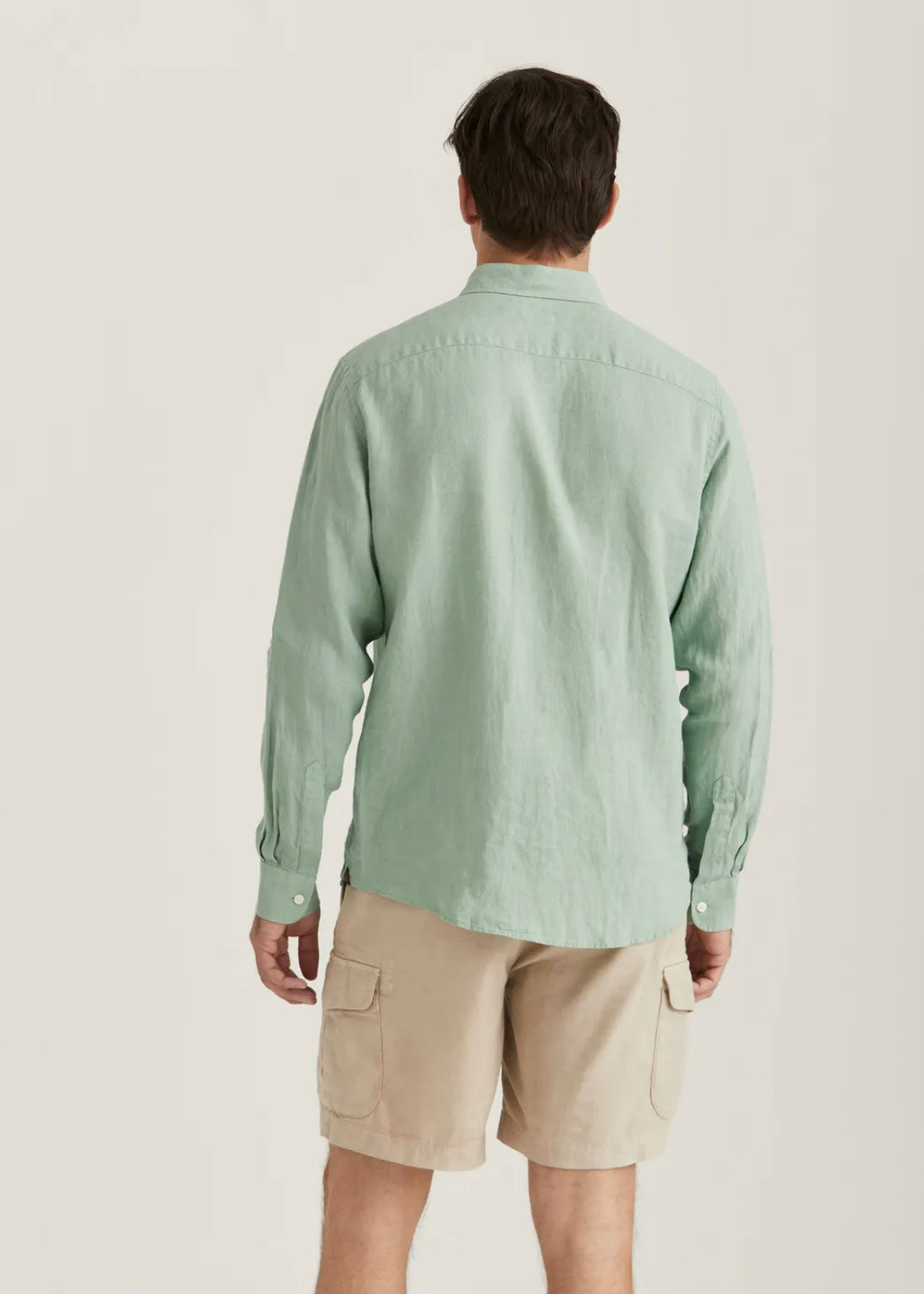 Morris Douglas Linen shirt - Green