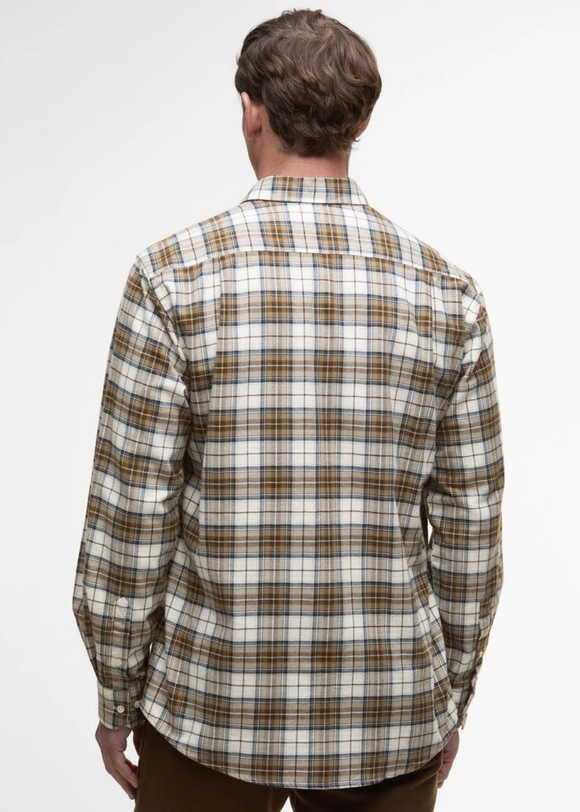 Telfield Checked shirt Stone
