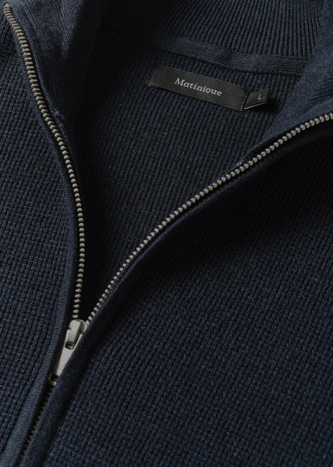 Lagoon zip Dark Navy Melange