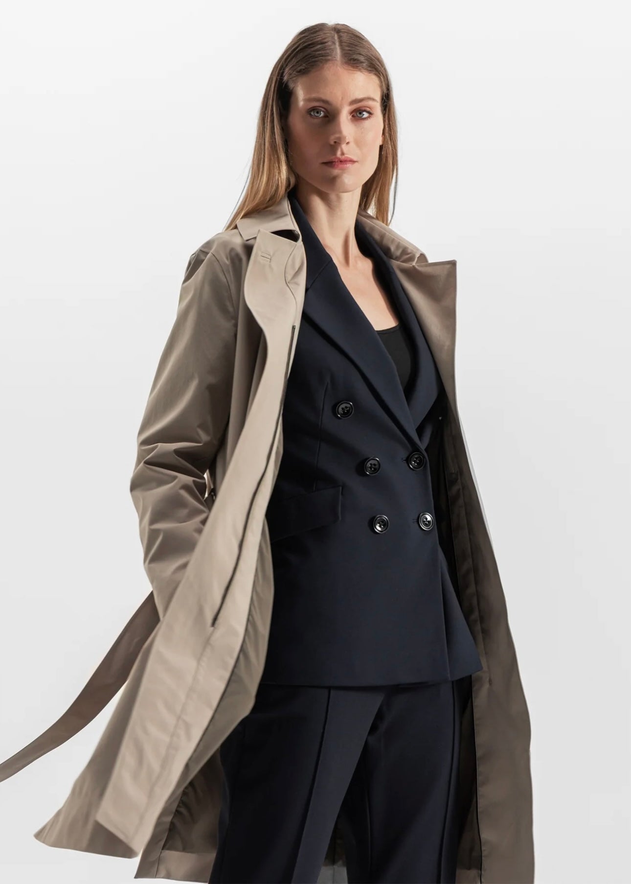 Skylar Trench Coat Desert