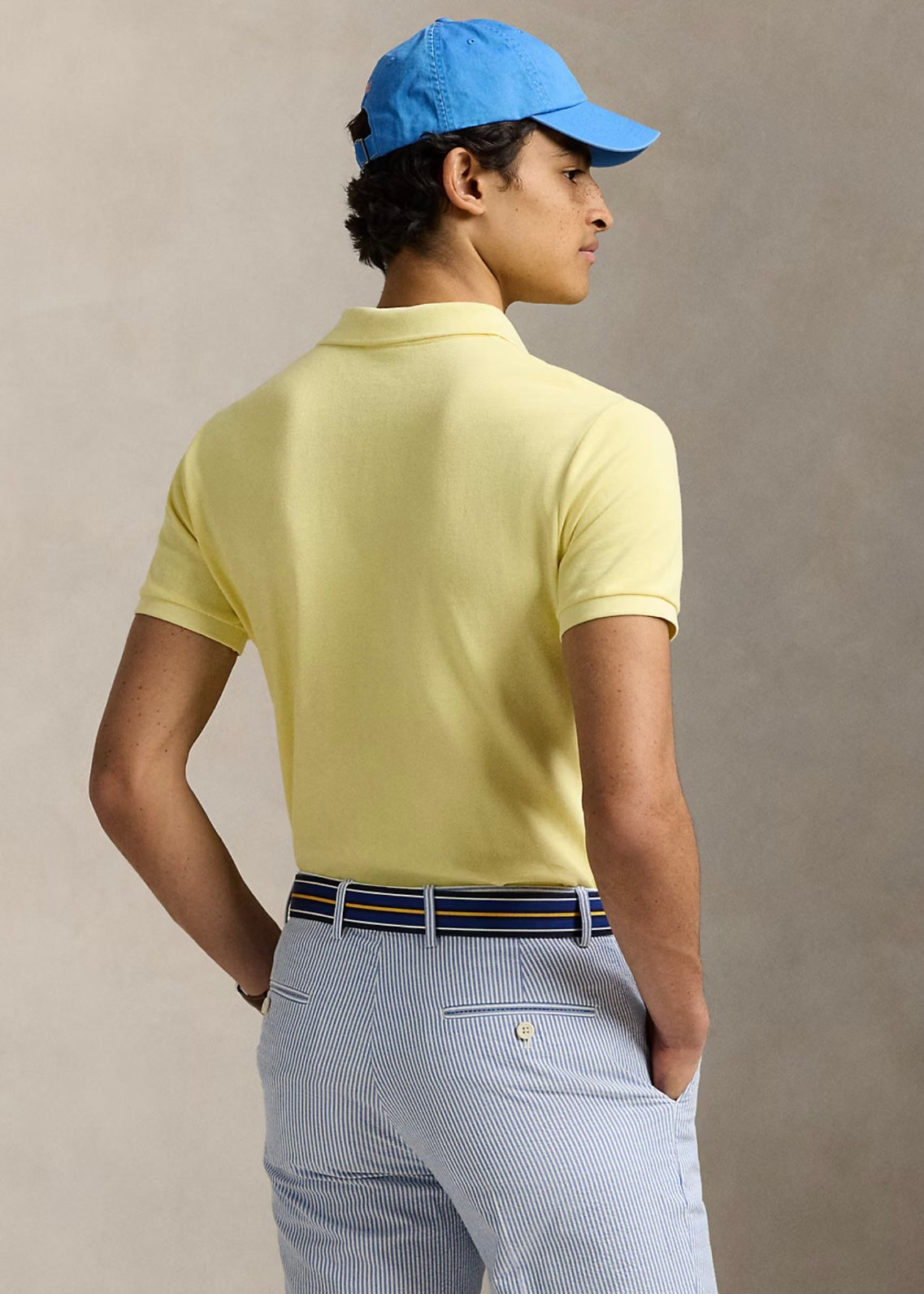 Mesh Polo Shirt Resort Gold