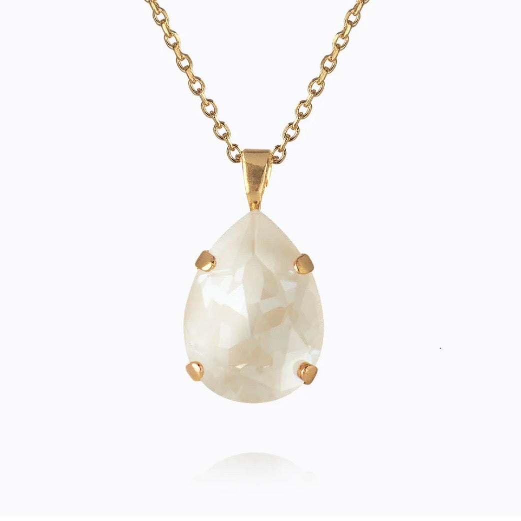 Caroline Svedbom Mini Drop necklace Gold Linen Ignite