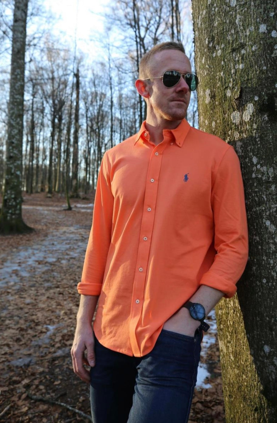 Polo Ralph Lauren Mesh shirt - Orange