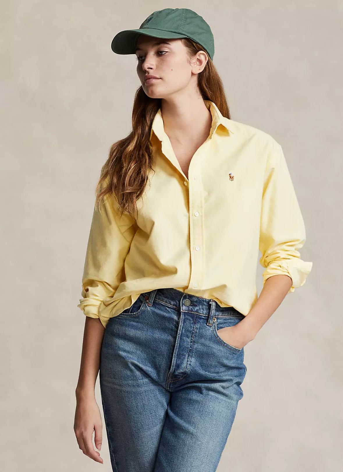 Polo Ralph Lauren Oxford shirt - Wicket Yellow