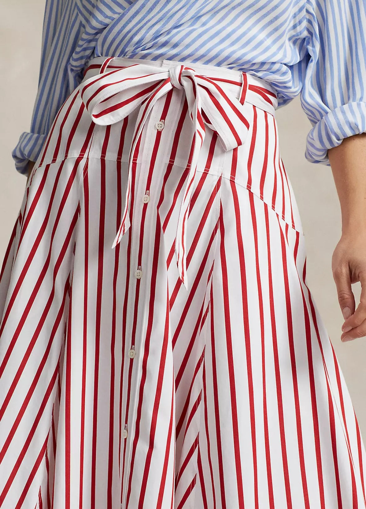 Polo Ralph Lauren skirt - White/Red Stripe