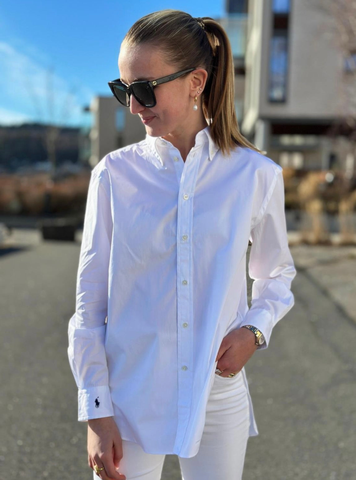 Polo Ralph Lauren Oversized shirt - White