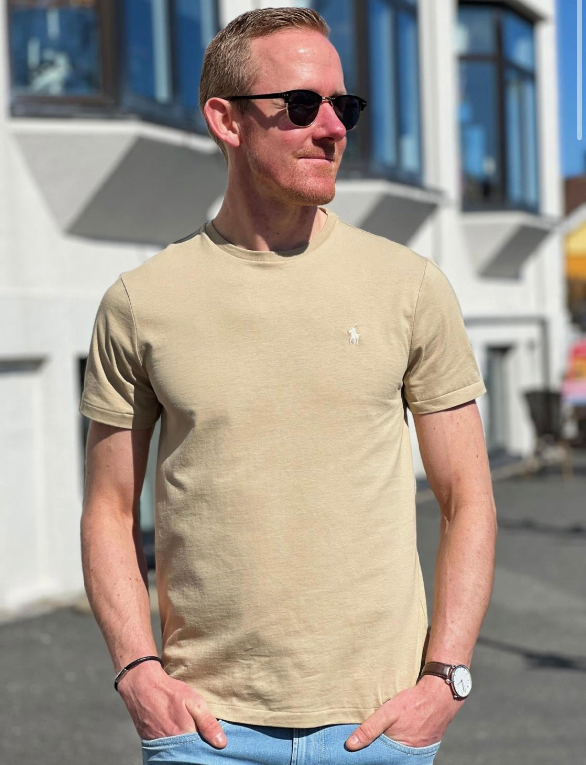 Polo Ralph Lauren t-shirt - Constal Beige