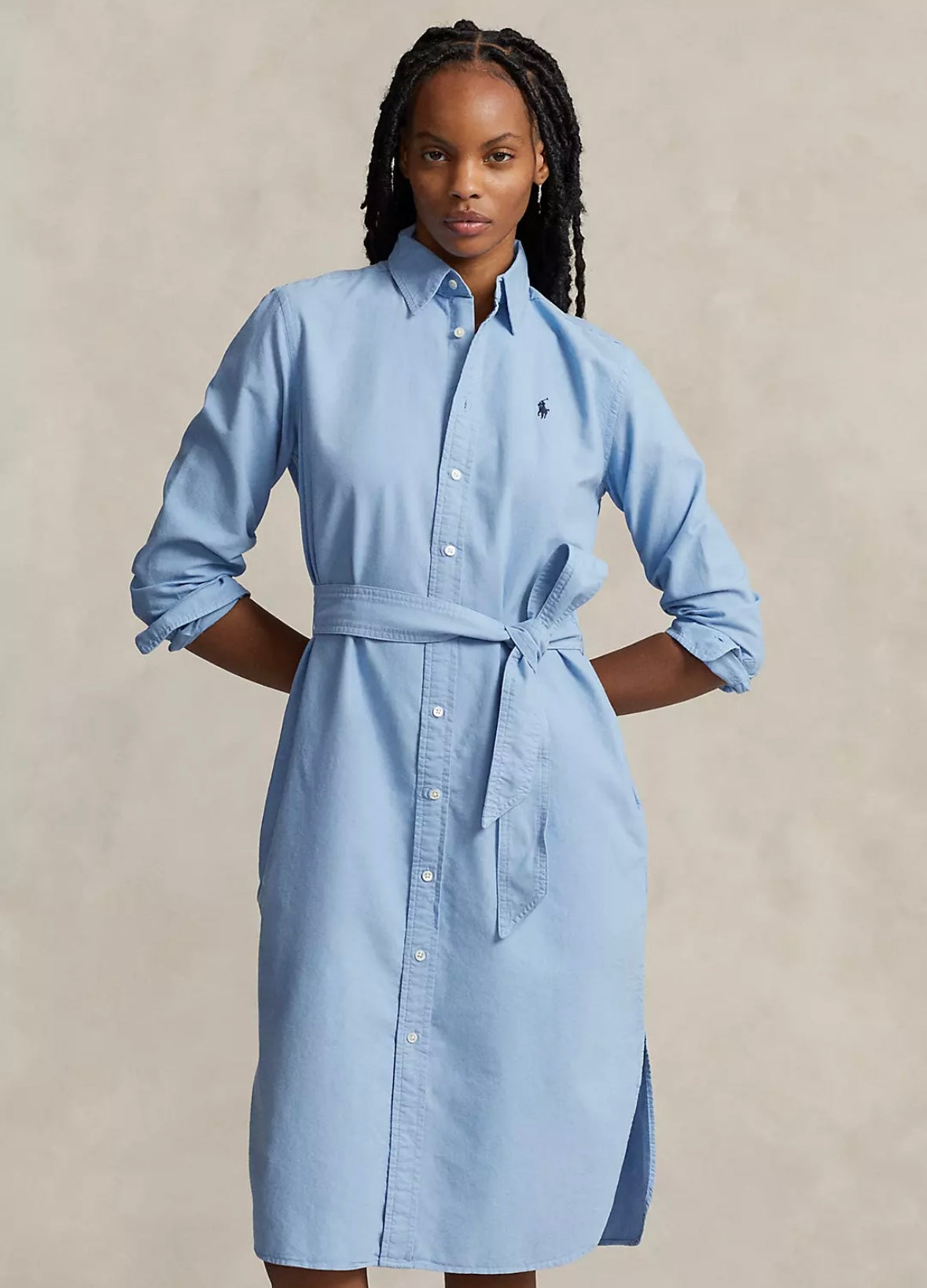 Polo Ralph Lauren Oxford dress - Light Blue