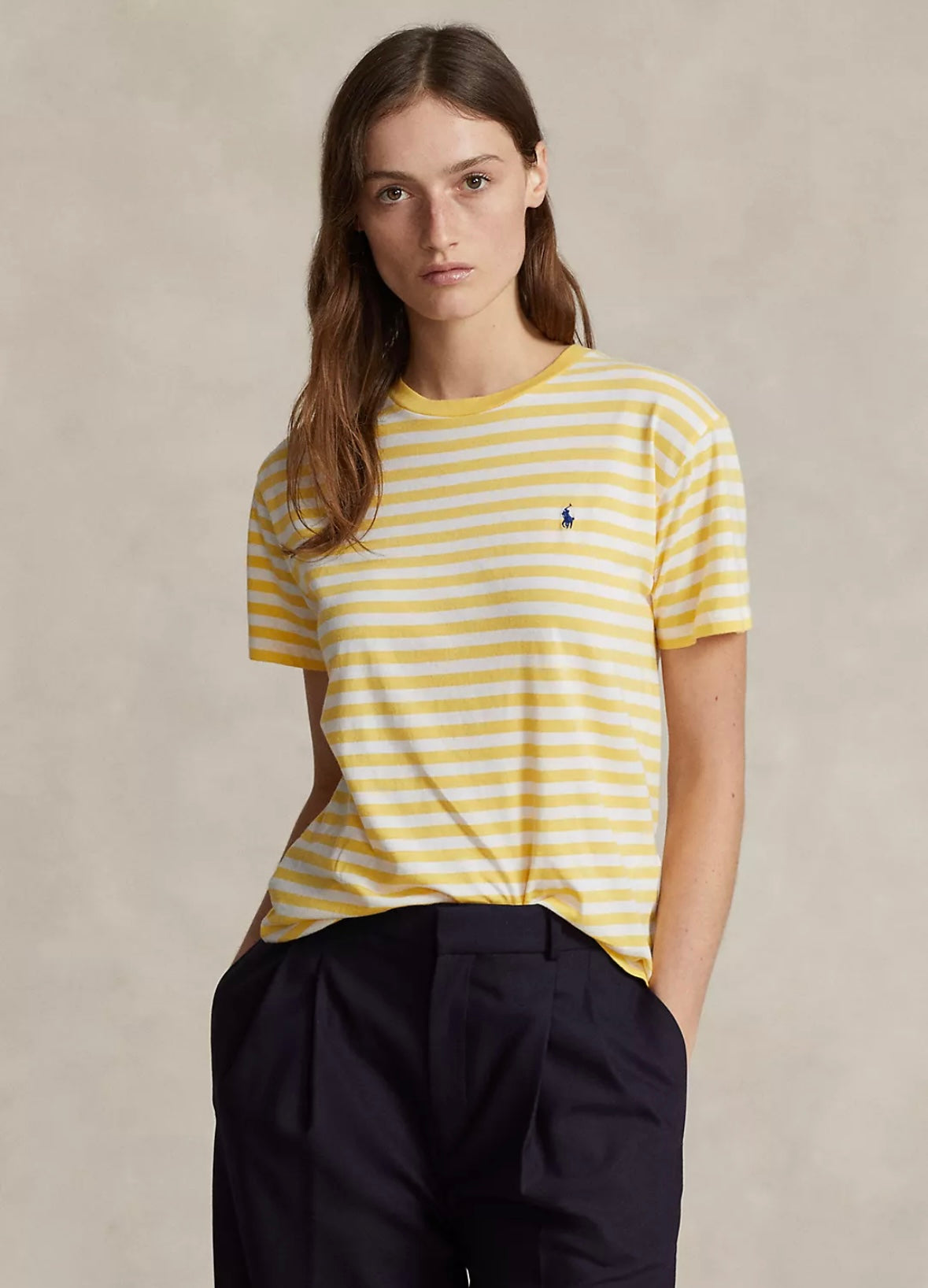 Polo Ralph Lauren Stripe t-shirt - Yellow/White