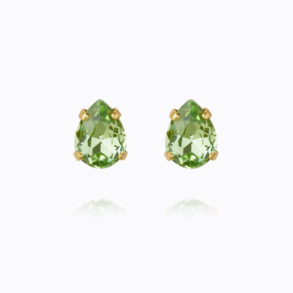 Caroline Svedbom Superpetite Drop earrings Gold Peridot