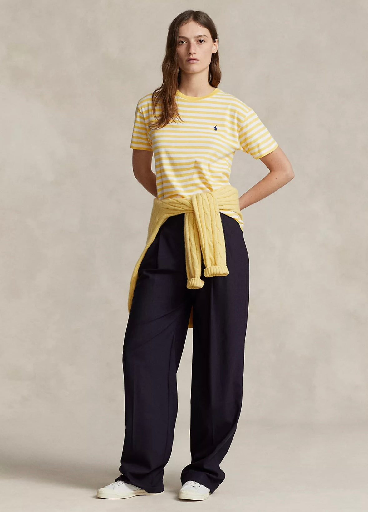 Polo Ralph Lauren Stripe t-shirt - Yellow/White