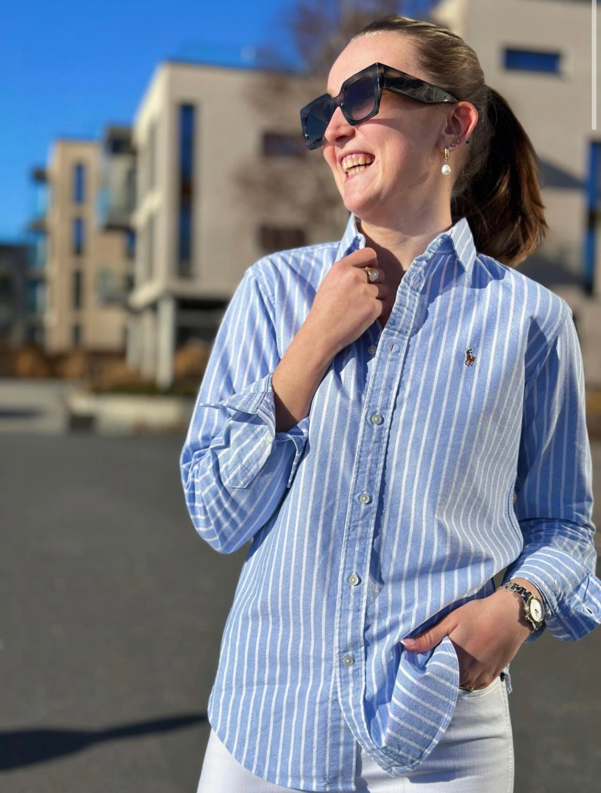 Polo Ralph Lauren Cotton shirt - Blue Stripes