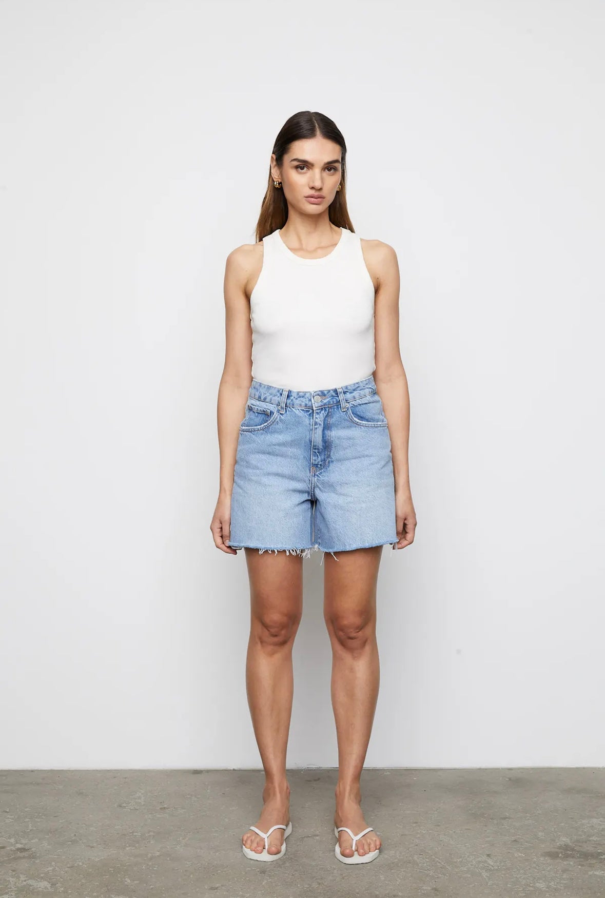 Camilla Pihl Ellie shorts - Light Blue Denim
